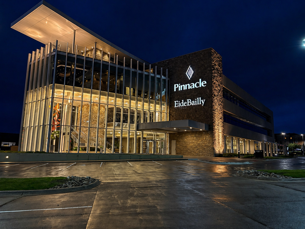 Pinnacle Bank - commercial electrical installation